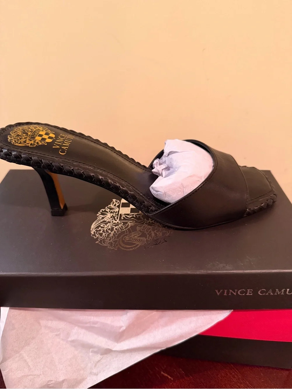 Vince Camuto Women's Emmla Stitched Mule Sandal